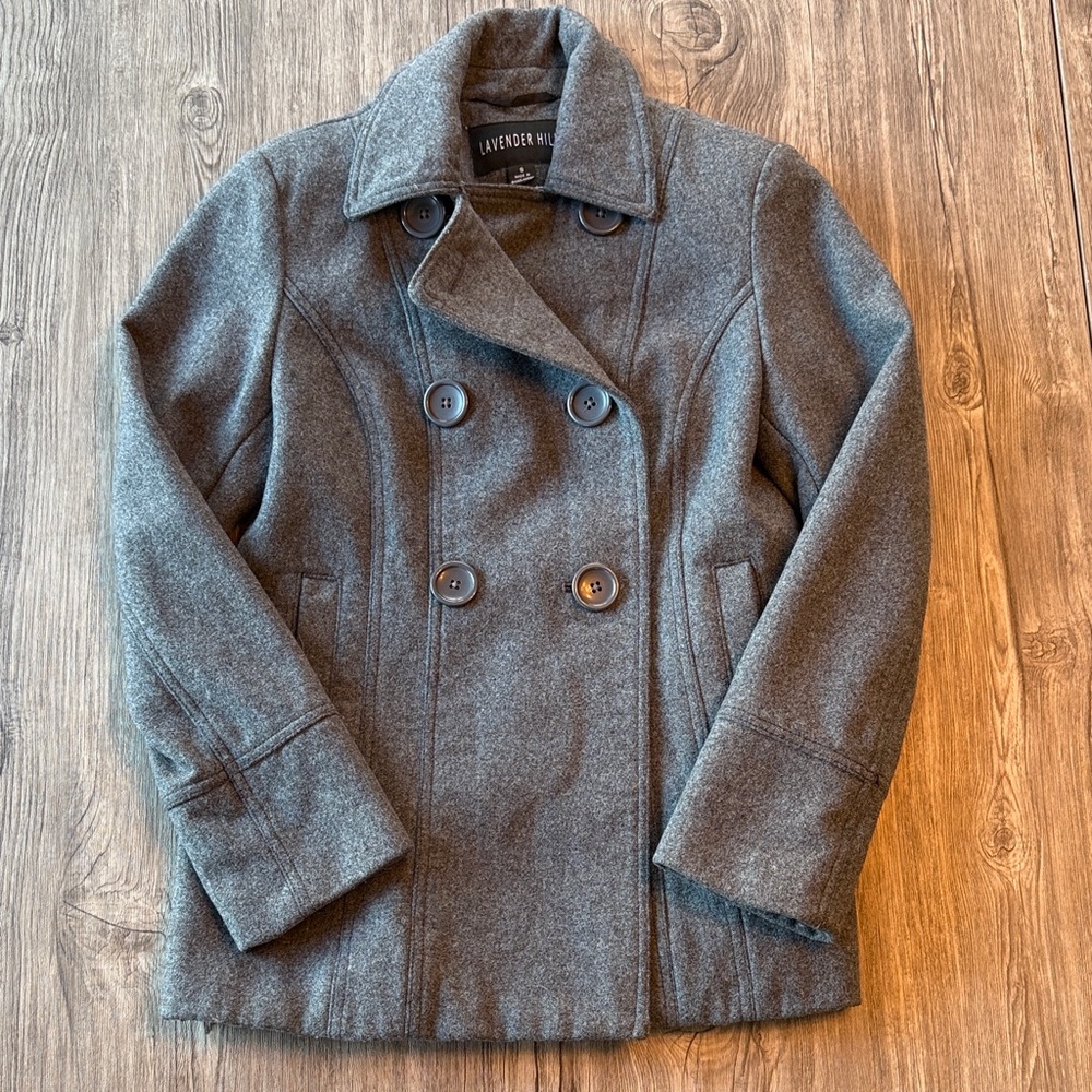 Lavender Hill Gray Pea Coat